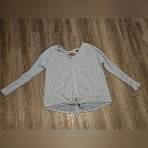 Absolutely Famous Light Gray Women's Cardigan